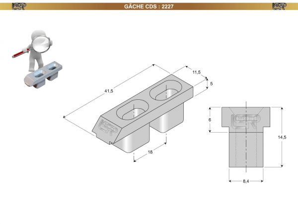 GÂCHE CDS 2227