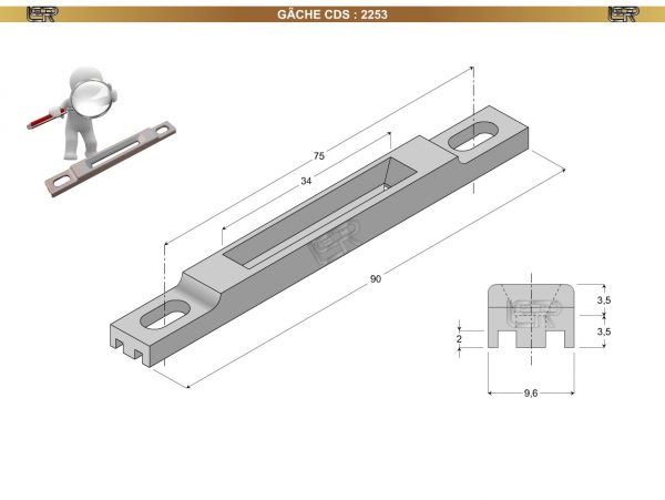 GÂCHE CDS 2253