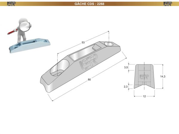 GÂCHE CDS 2268