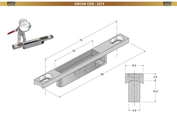 GÂCHE CDS 2274