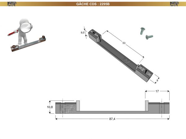 GÂCHE CDS 2295B