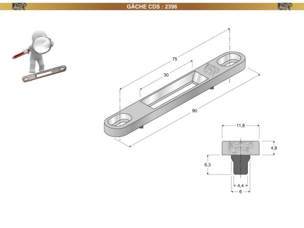 GÂCHE CDS 2396