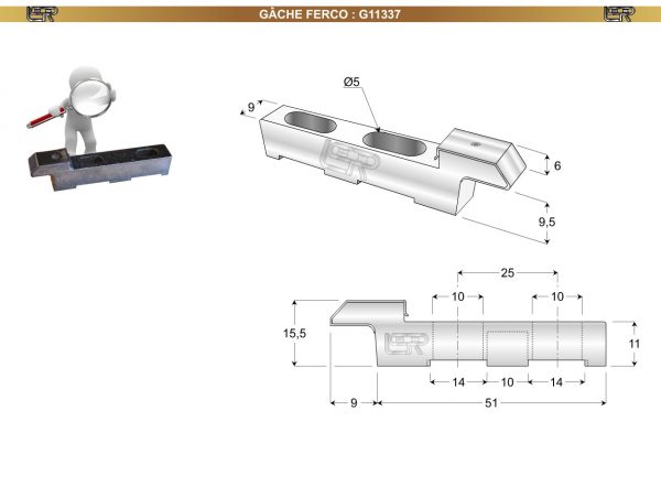 GÂCHE FERCO G11337