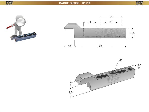 GÂCHE GIESSE B1518