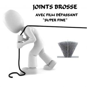 JOINTS BROSSE AVEC FILM DÉPASSANT SUPER FINE